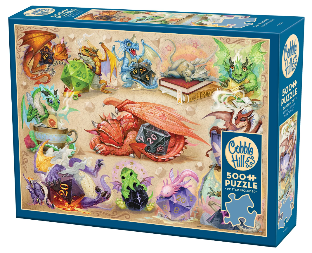 D20 Dragons | 500pc Puzzle
