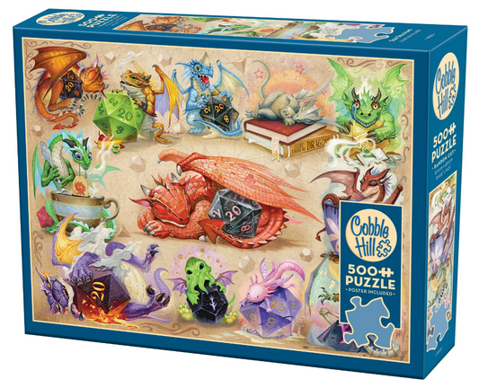 D20 Dragons | 500pc Puzzle