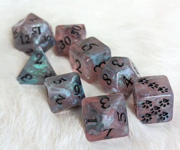 F&F 8pc Dice Set | Dissonant Whispers