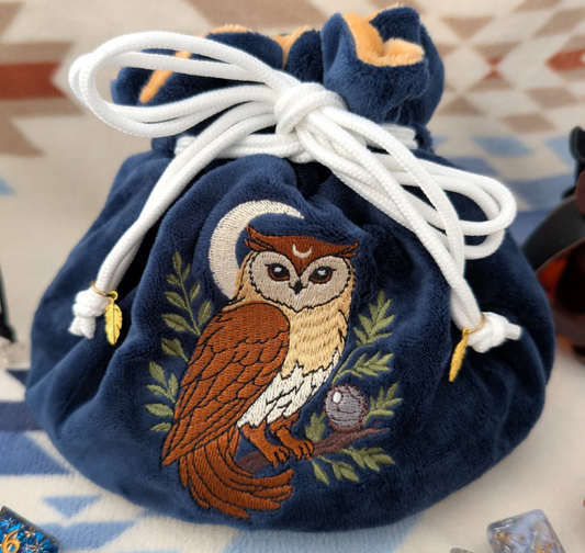 F&F Pocket Dice Bag | Owl