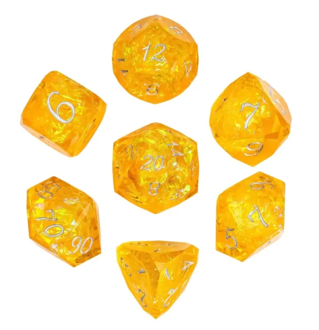 UD Faceted Resin Standard Dice Set | Hermes's Boon