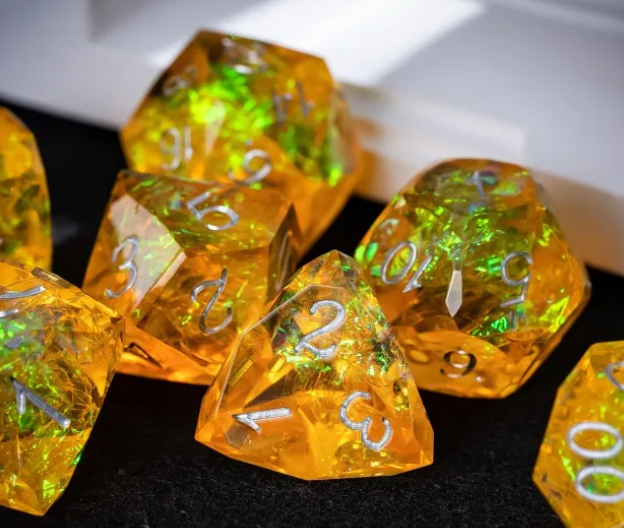 UD Faceted Resin Standard Dice Set | Hermes's Boon