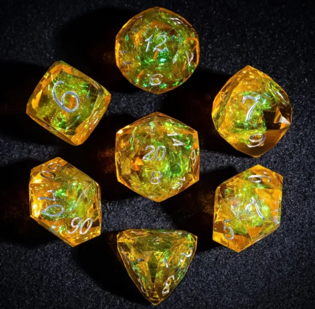 UD Faceted Resin Standard Dice Set | Hermes's Boon