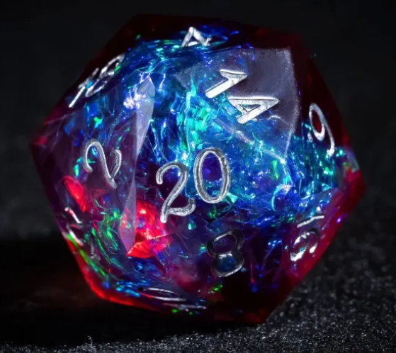 UD Faceted Resin Standard Dice Set | Chaos's Boon