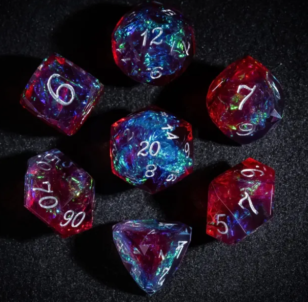 UD Faceted Resin Standard Dice Set | Chaos's Boon