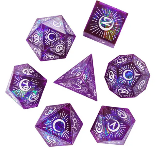 UD Resin Sharp Edge Standard Dice Set | Selene's Blessing