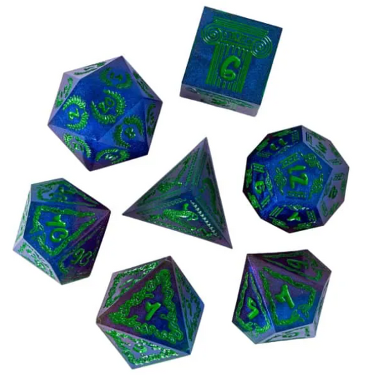 UD Resin Sharp Edge Standard Dice Set | Medusa