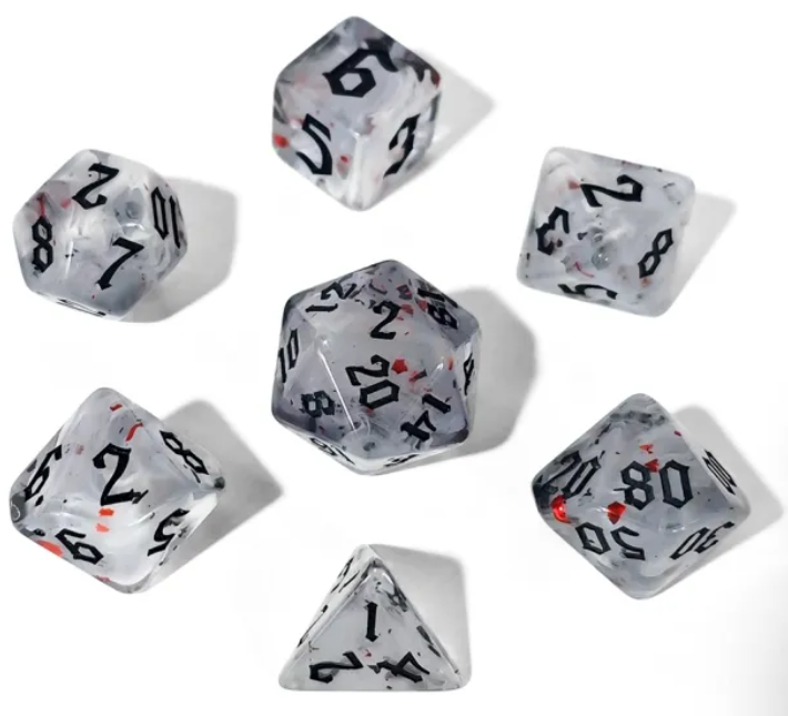 HS Gothic "Vampiric" Blend Standard Dice Set