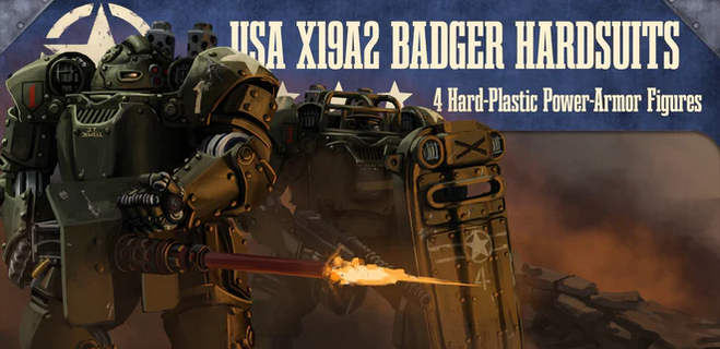 USA X19A2 BADGER HARDSUITS - Marcher - Wargames Atlantic