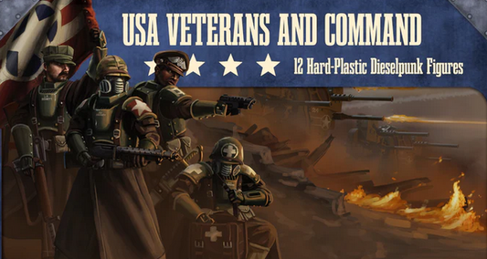 USA VETERANS AND COMMAND - Marcher - Wargames Atlantic