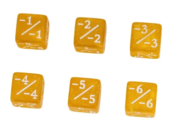 UD MTG 36D6 Negative Counter Dice Set | Summer