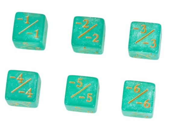 UD MTG 36D6 Negative Counter Dice Set | Spring
