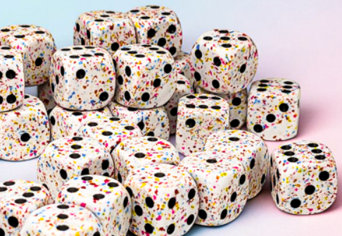 36D6 Speckled Dice Block | Birthday