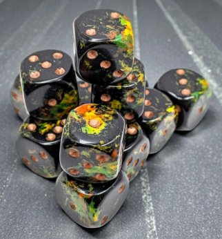 12D6 Brush Series Dice Block | Deep Forest