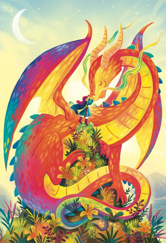Rainbow Dragon | 100pc Puzzle