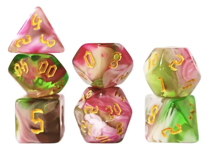 HS Gothic "Seelie" Blend Standard Dice Set