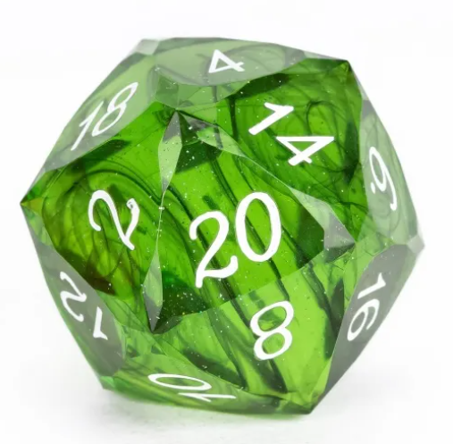 UD GIANT Resin Faceted 30MM D20 | Artemis's Boon