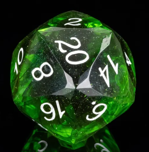 UD GIANT Resin Faceted 30MM D20 | Artemis's Boon