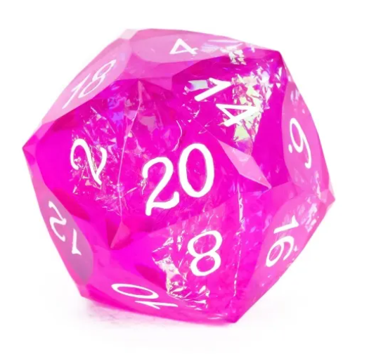 UD GIANT Resin Faceted 30MM D20 | Aphrodite's Boon