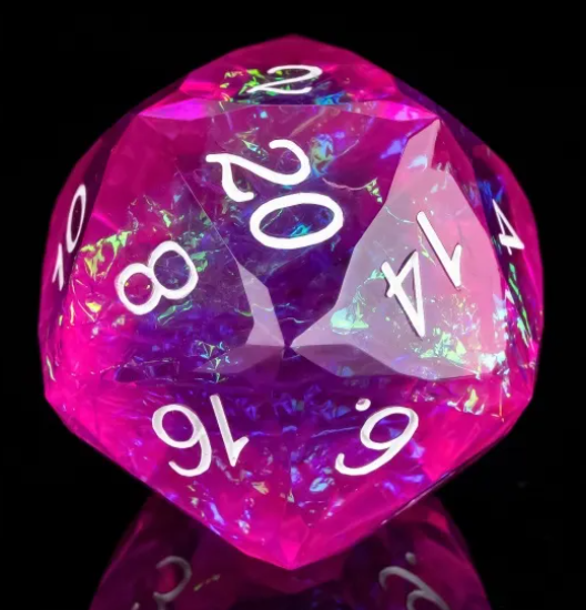 UD GIANT Resin Faceted 30MM D20 | Aphrodite's Boon