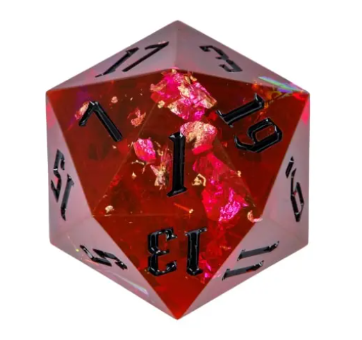 UD GIANT Resin Sharp Edge 33MM D20 | Ruby