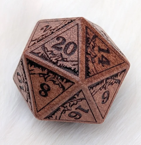 F&F Giant Rosewood D20 | Everwild