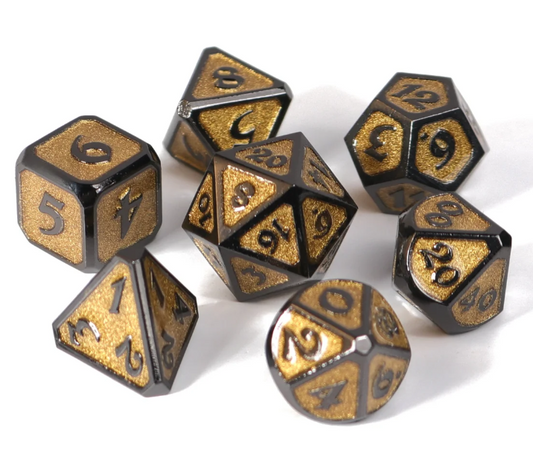 DHD Full Metal Standard Dice Set | Unholy Smite