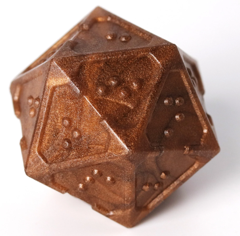 DOTS Braille RPG Dice