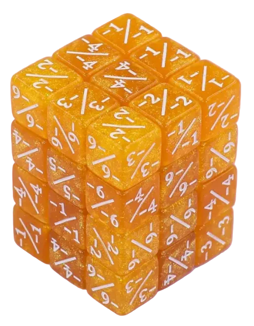 HD MTG 36D6 Negative Counter Dice Set | Pollen