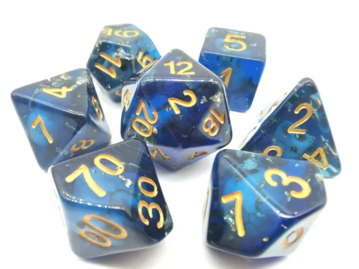 HS Object Inclusion Standard Dice Set | Bones in the Ocean