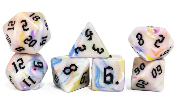 HS Gothic "Cuuth" Blend Standard Dice Set