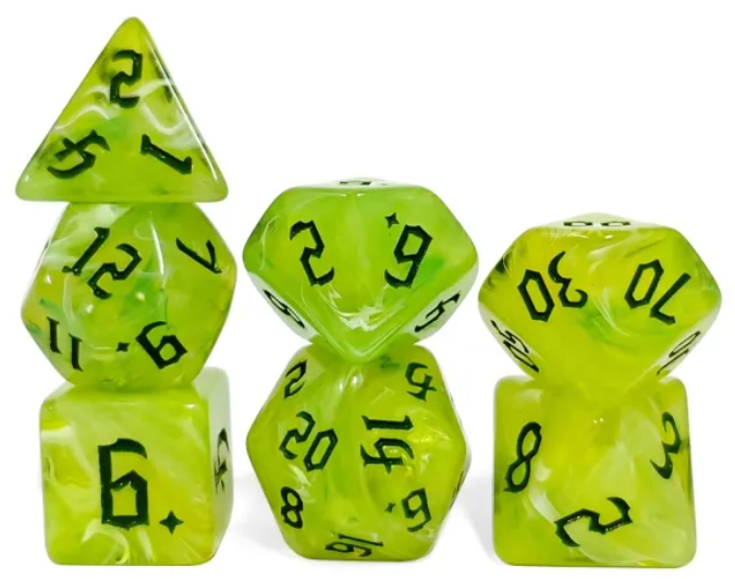 HS Gothic "Cerunnos" Blend Standard Dice Set