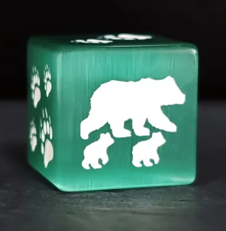 HS Cat's Eye Etched D6