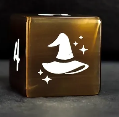HS Cat's Eye Etched D6