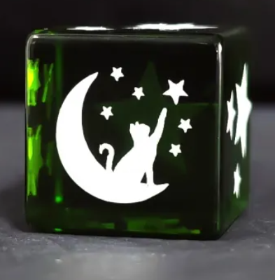 HS Cat's Eye Etched D6