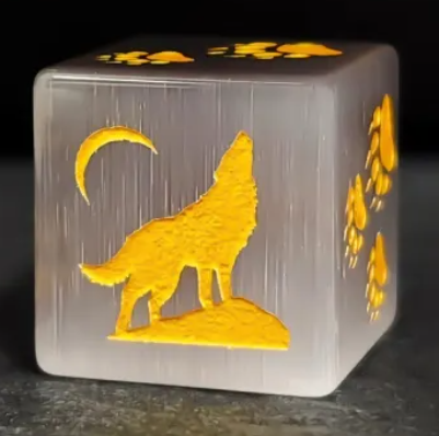 HS Cat's Eye Etched D6