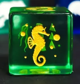 HS Cat's Eye Etched D6
