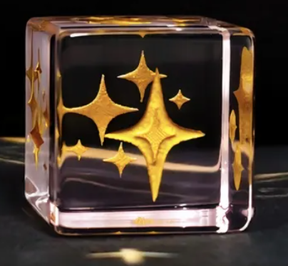 HS Cat's Eye Etched D6