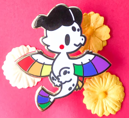 Chaobunny Arts Pride Dragon Enamel Pins