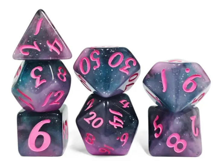HS Glitter Standard Dice Set