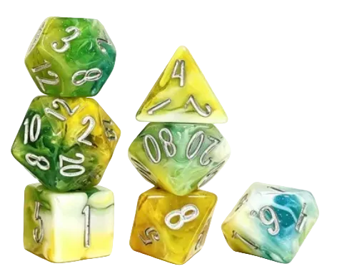 HS Glitter Standard Dice Set