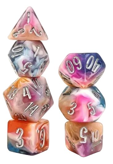 HS Glitter Standard Dice Set
