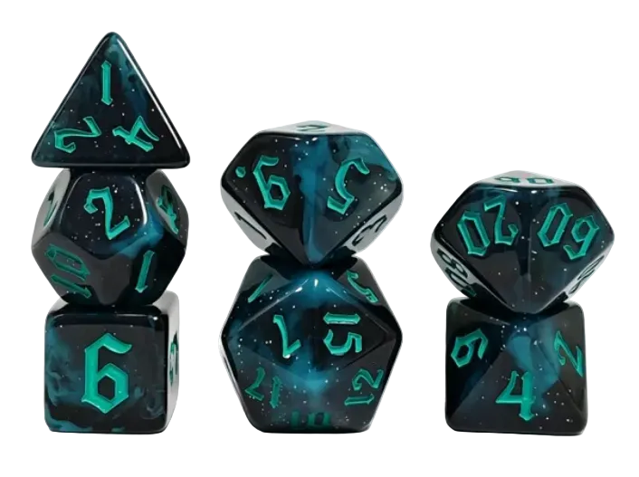 HS Glitter Standard Dice Set
