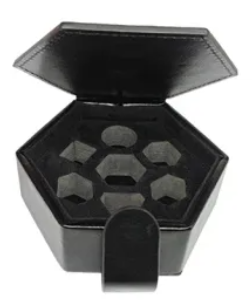 HS Faceted Edge Resin Standard Dice Set | Artemis's Boon