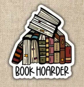 Wildly Enough Sticker - Book Hoarder