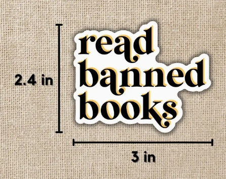Wildly Enough Sticker - Read Banned Books