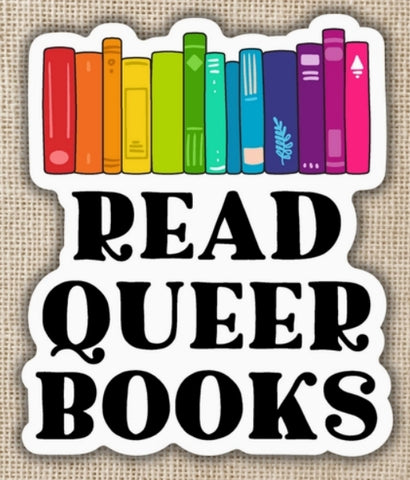 Wildly Enough Sticker - Read Queer Books