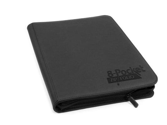Ultimate Guard 8-Pocket Zipfolio Xenoskin Black