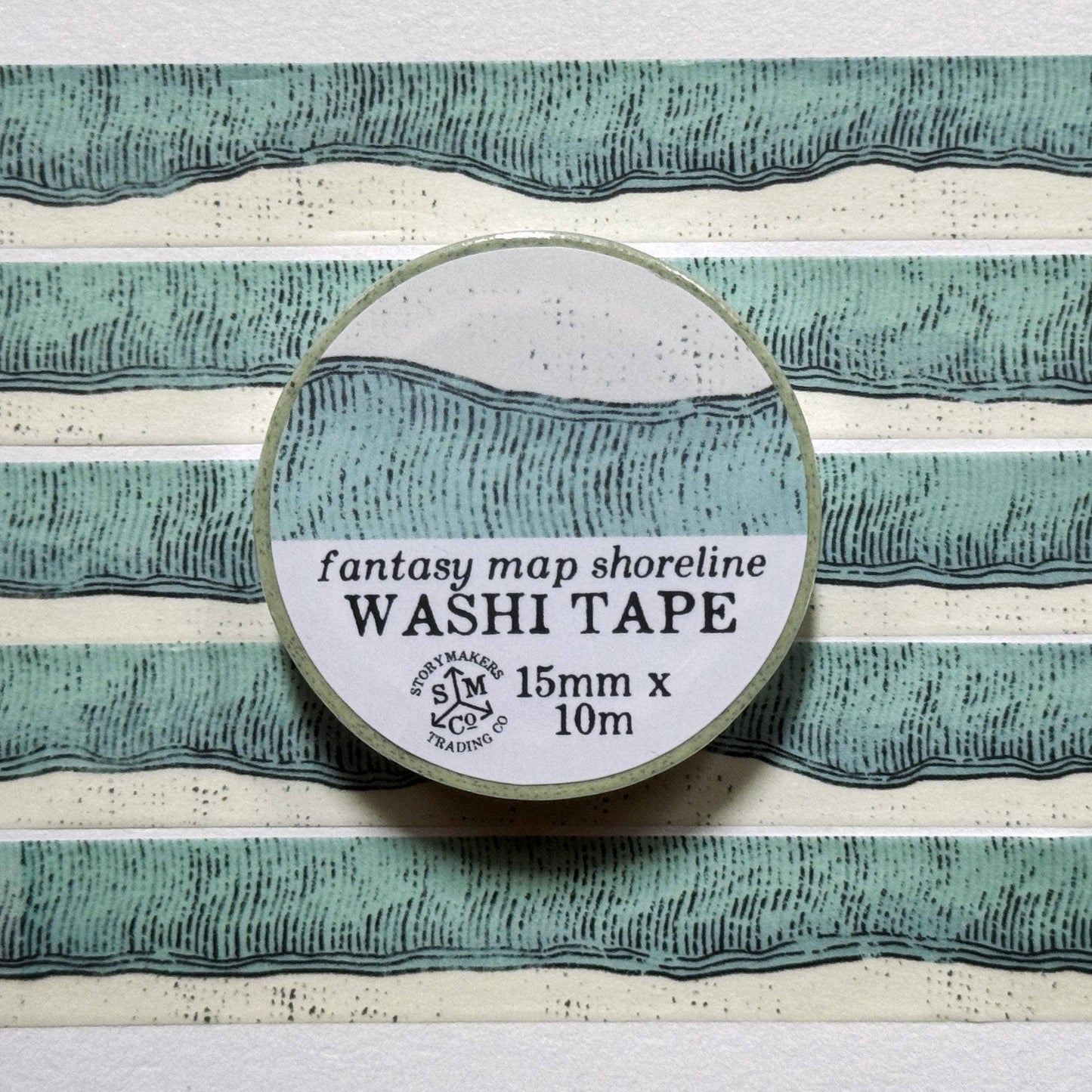 STC Cartography Washi Tape | Shorelines