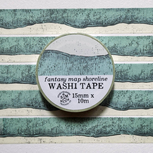 STC Cartography Washi Tape | Shorelines